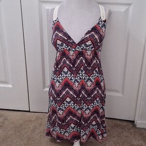 Pink Republic Crocheted Racerback Summer Dress